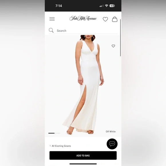 Dress the Population | Dresses | Dress The Population Sandra Crepe Slit Gown  | Poshmark